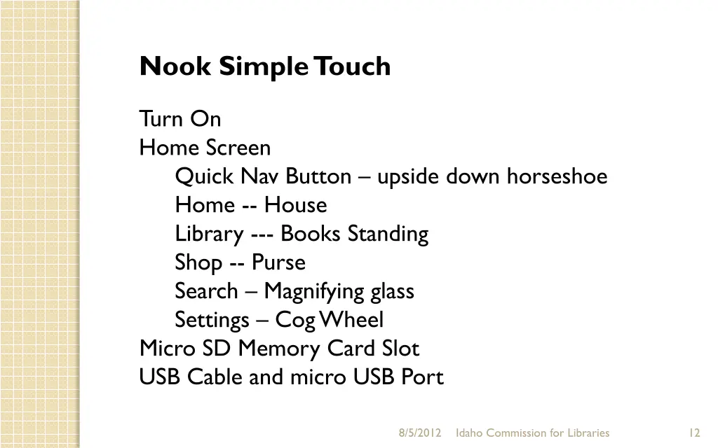 nook simple touch