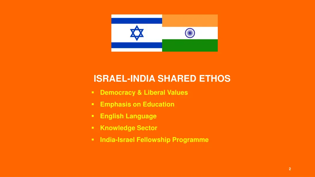 israel india shared ethos