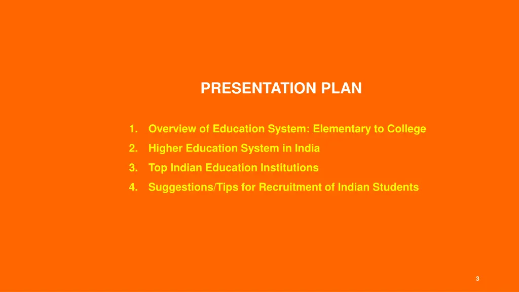 presentation plan