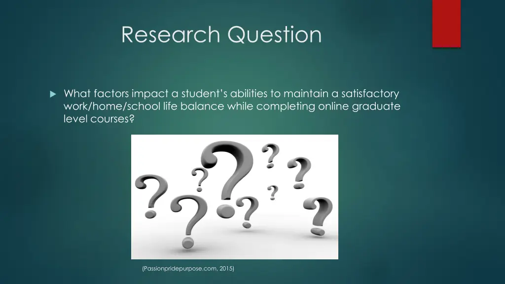 research question