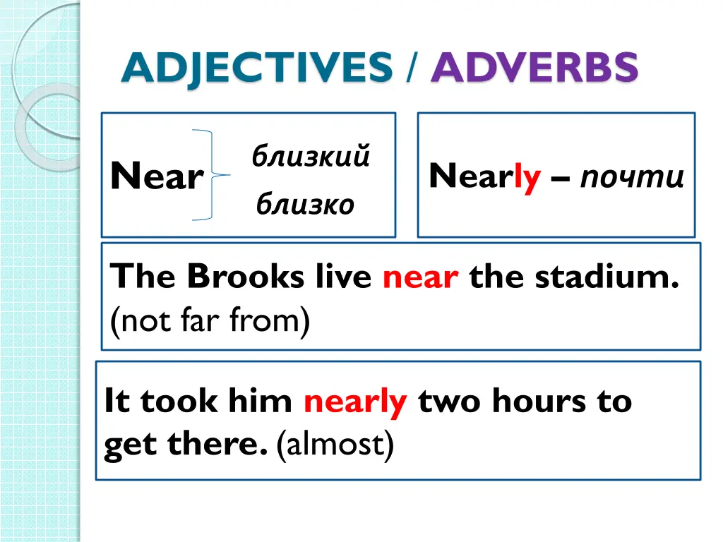 adjectives adverbs 2