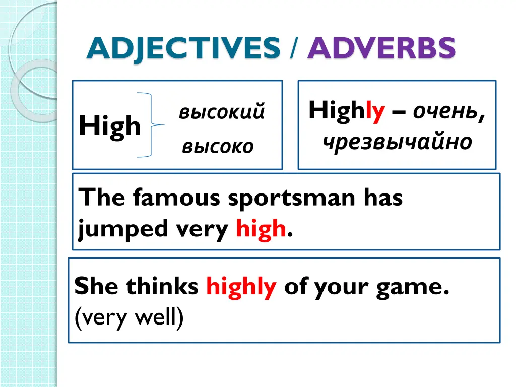 adjectives adverbs 3