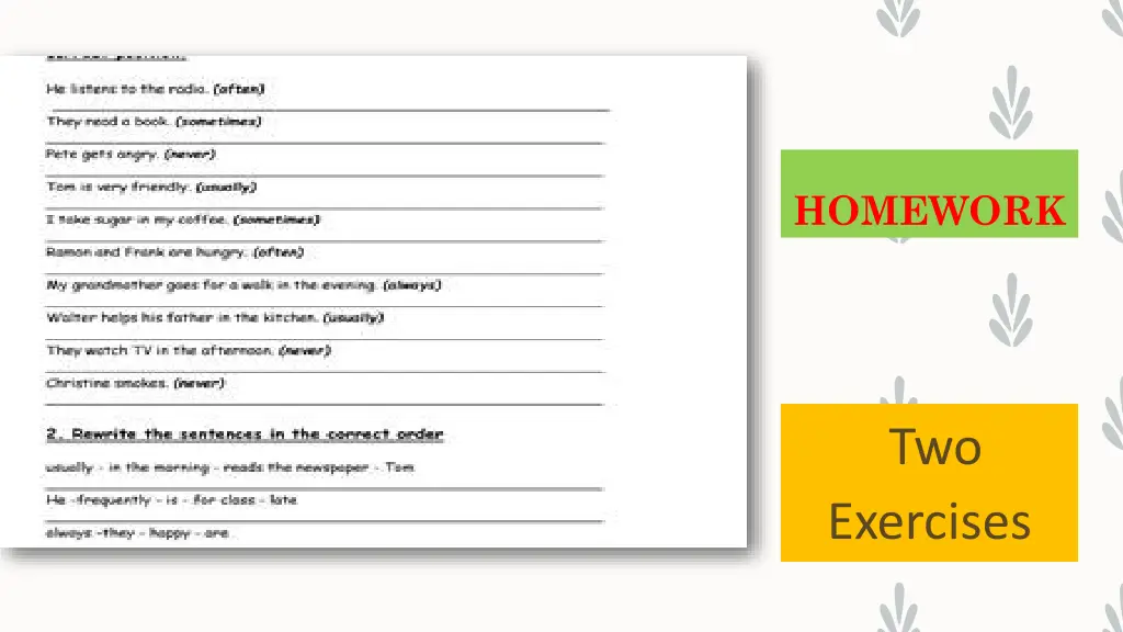 homework