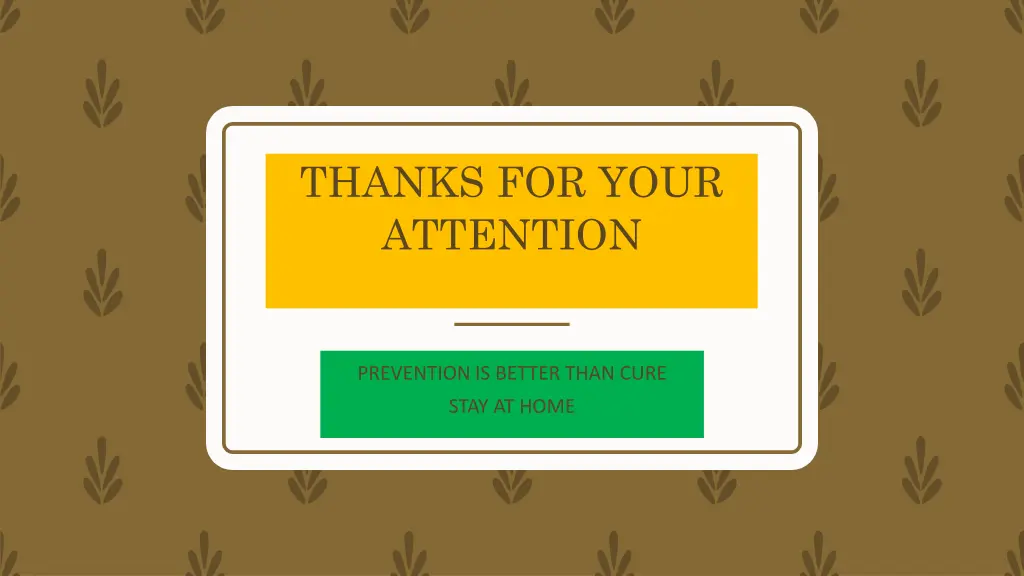 thanks for your attention