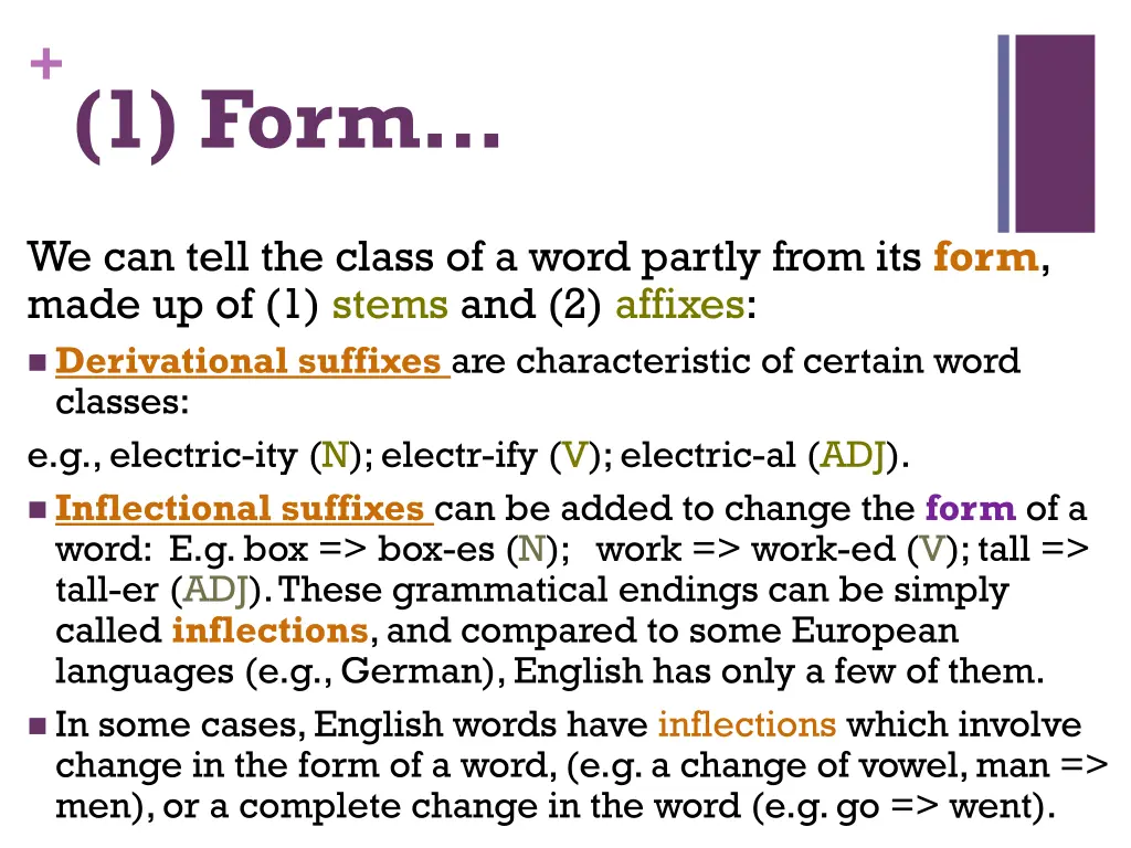 1 form