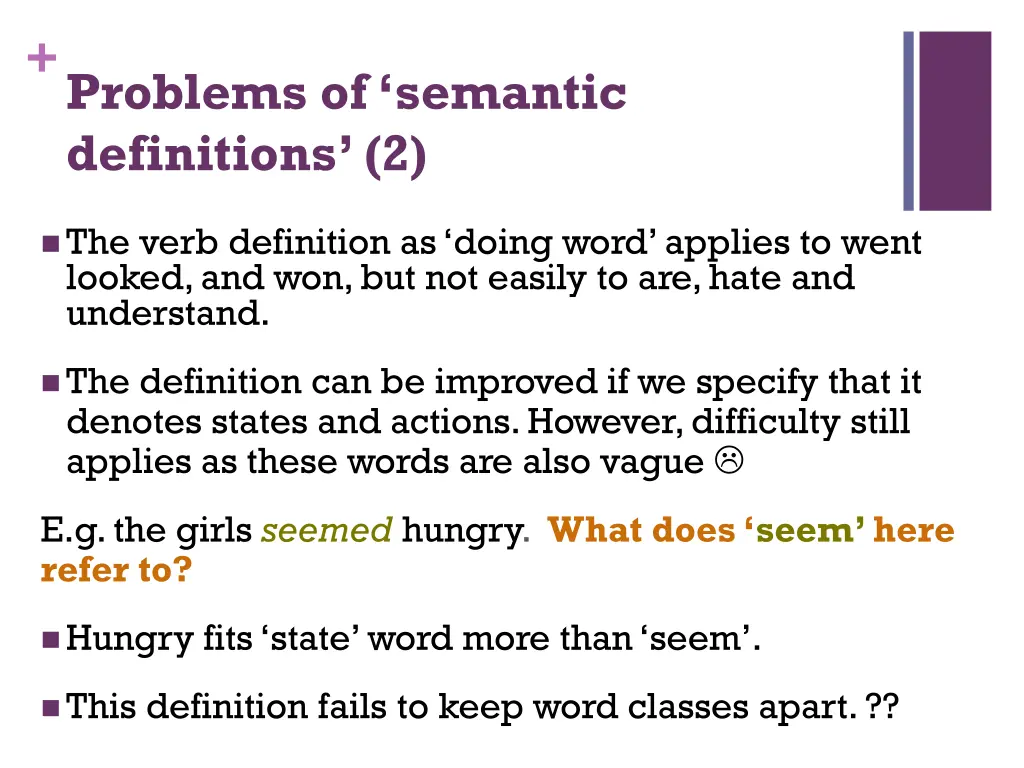 problems of semantic definitions 2