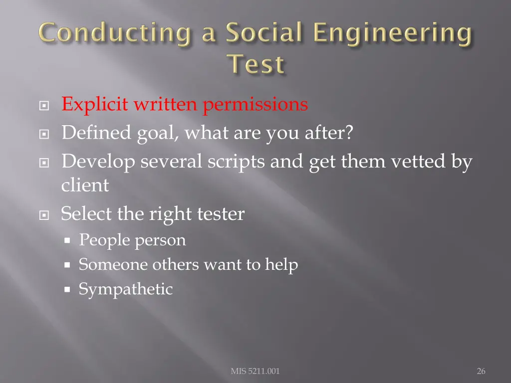 explicit written permissions defined goal what