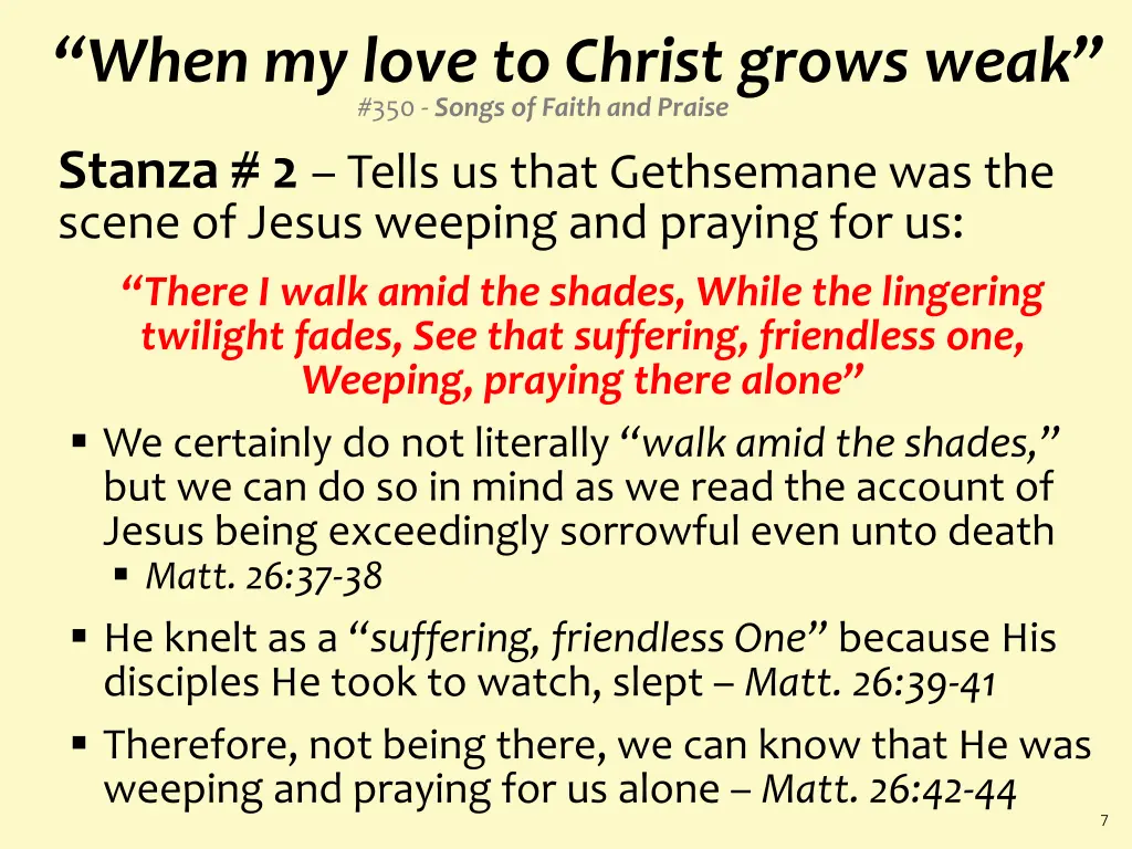 when my love to christ grows weak 350 songs 3