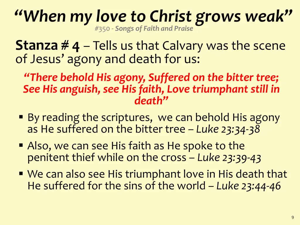 when my love to christ grows weak 350 songs 5