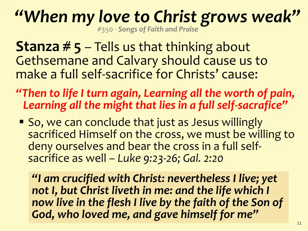when my love to christ grows weak 350 songs 7