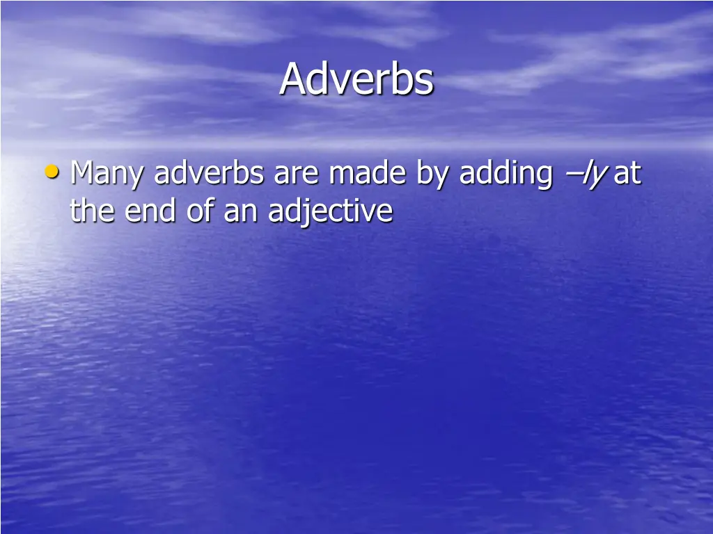 adverbs 2