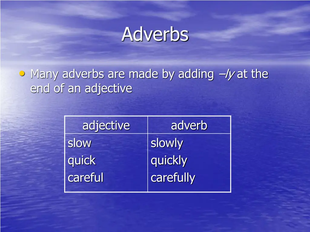 adverbs 6