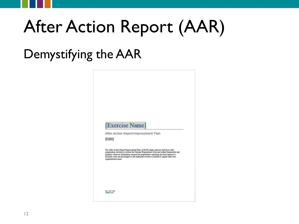 after action report aar