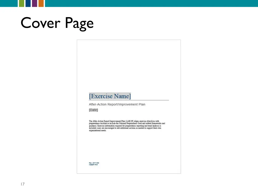 cover page