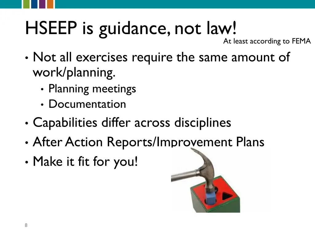 hseep is guidance not law