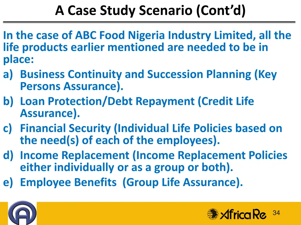 a case study scenario cont d 1