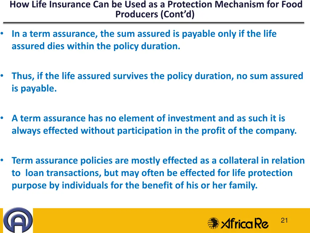 how life insurance can be used as a protection 10