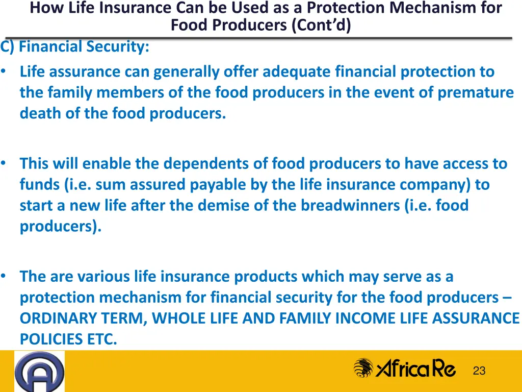 how life insurance can be used as a protection 12