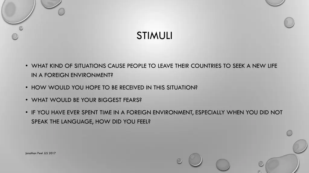 stimuli