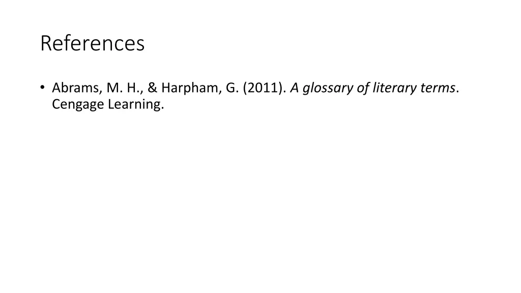 references