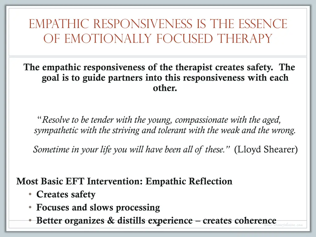 empathic responsiveness is the essence