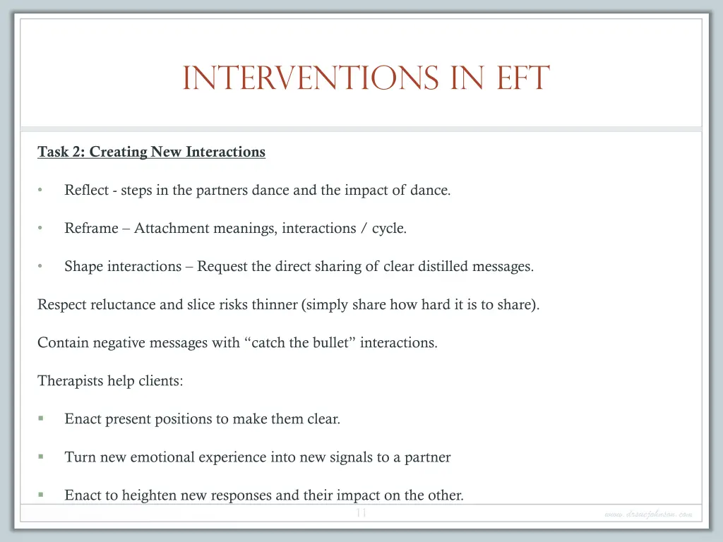 interventions in eft 1