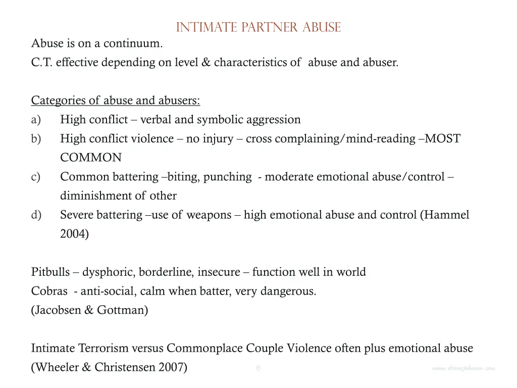 intimate partner abuse