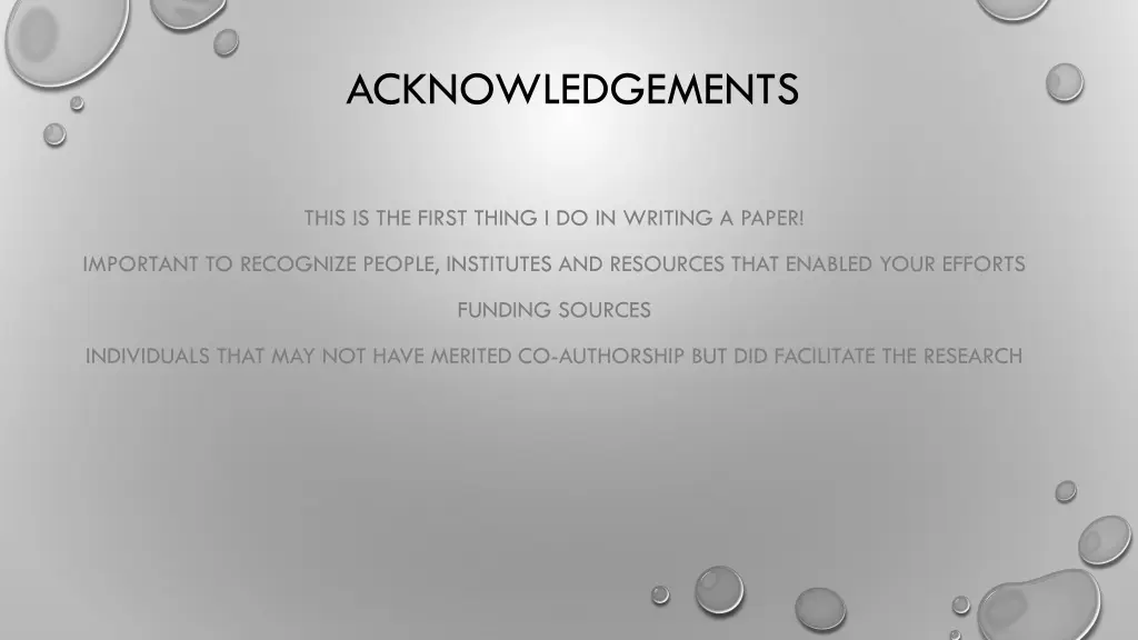 acknowledgements