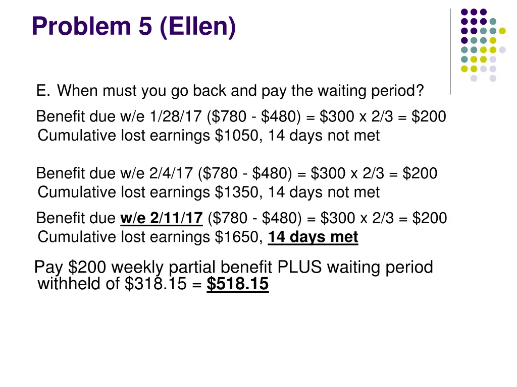 problem 5 ellen 1