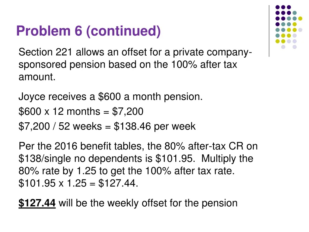 problem 6 continued