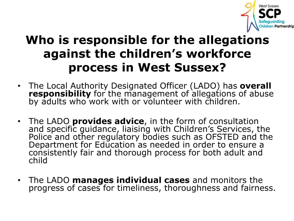 who is responsible for the allegations against
