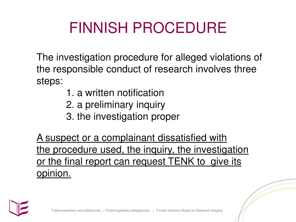 finnish procedure 1