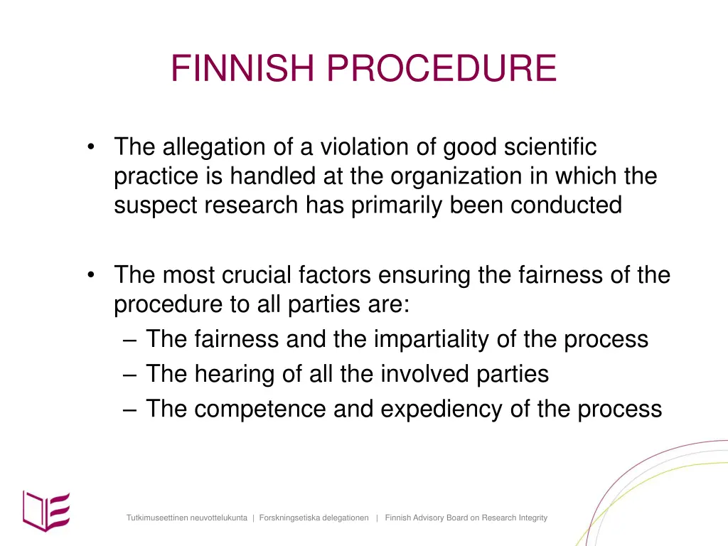 finnish procedure