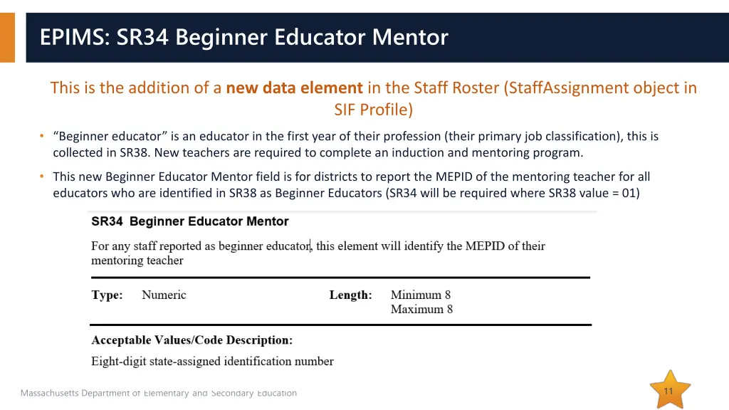 epims sr34 beginner educator mentor