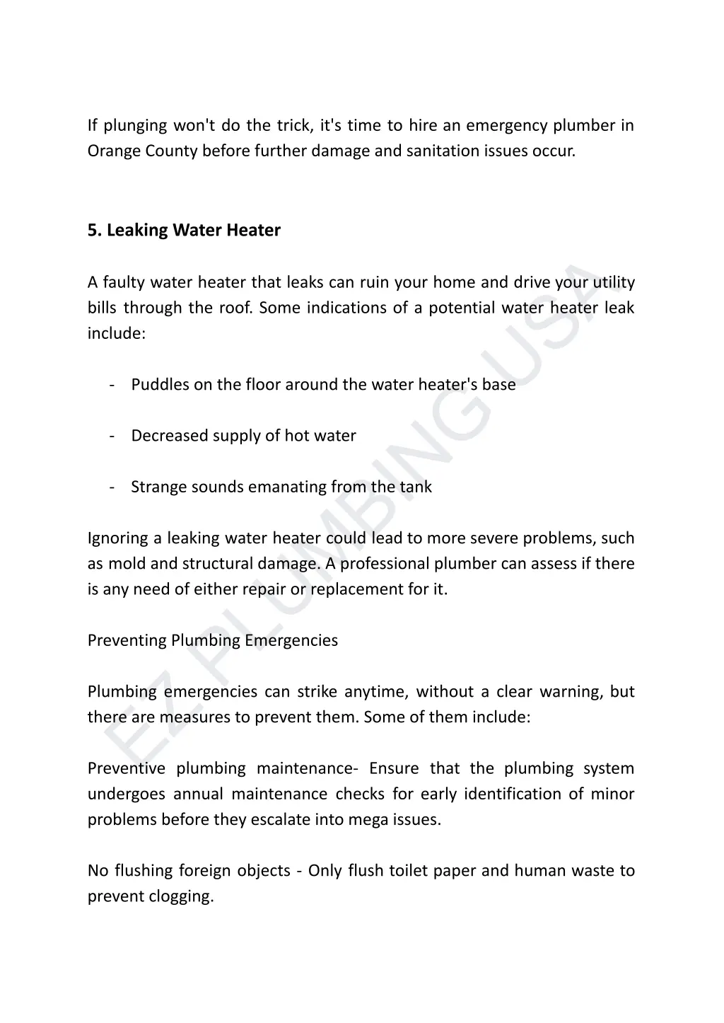 if plunging won t do the trick it s time to hire