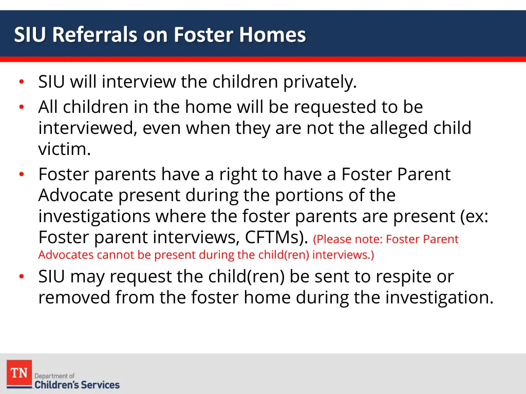 siu referrals on foster homes 1