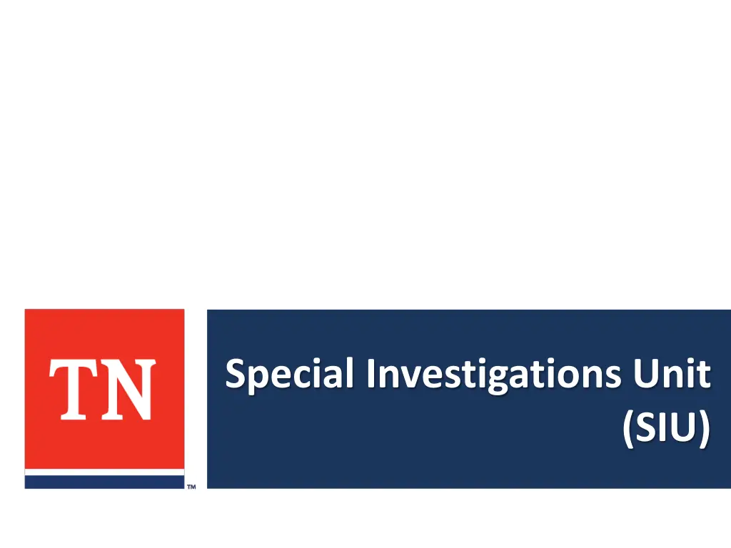 special investigations unit