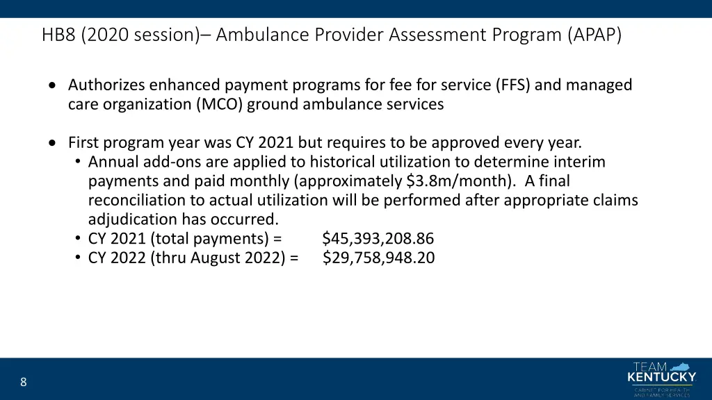 hb8 2020 session ambulance provider assessment 1