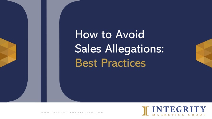 how to avoid sales allegations best practices