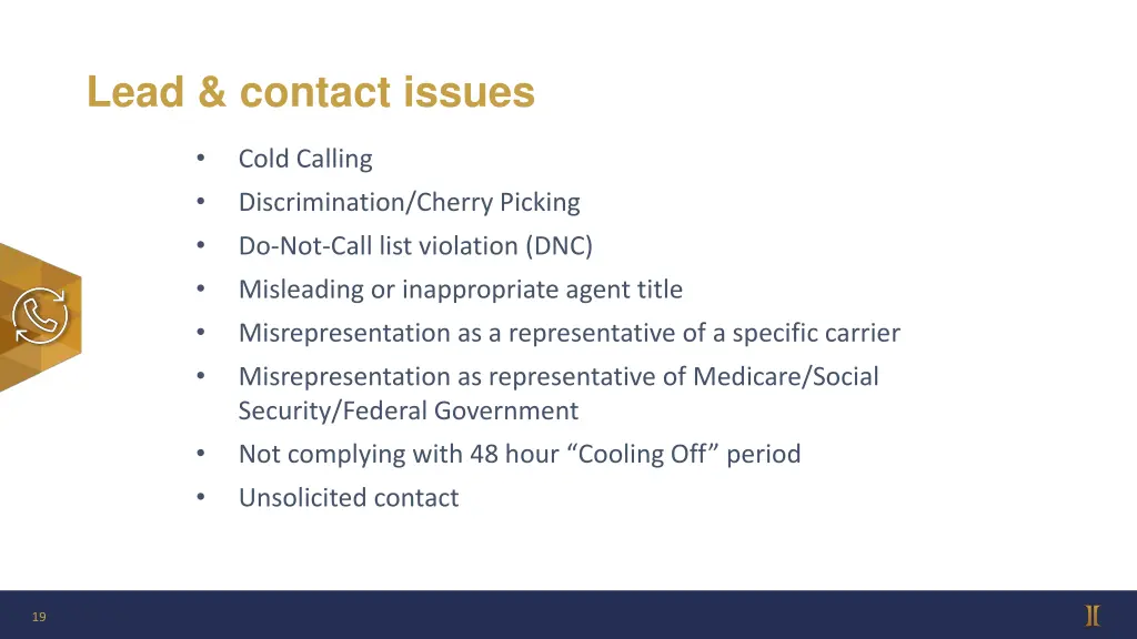 lead contact issues