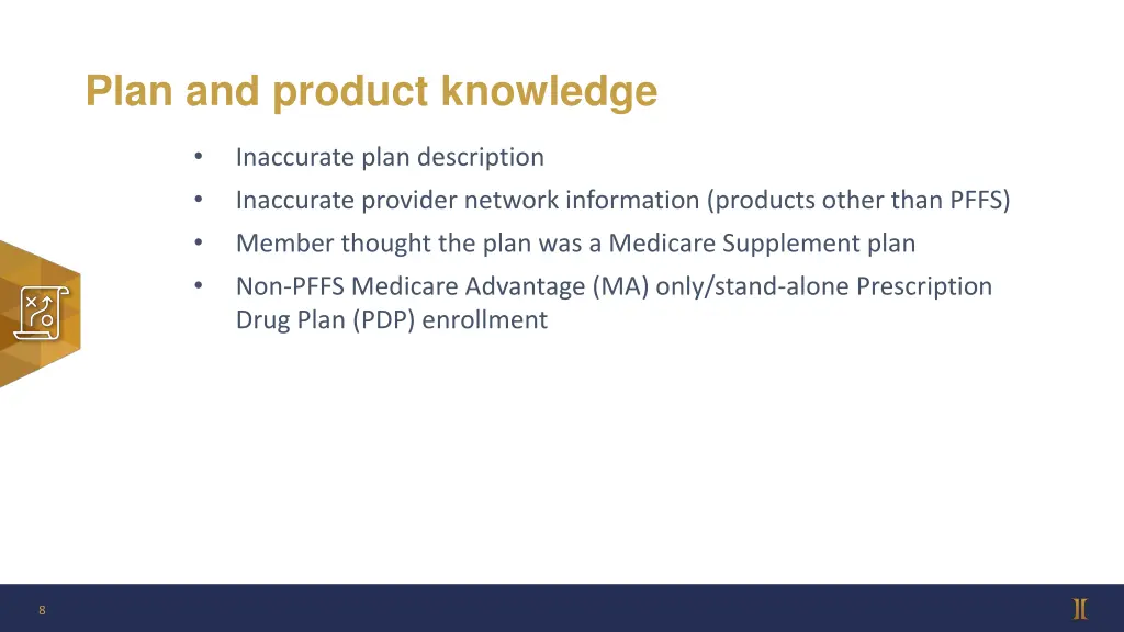plan and product knowledge 1