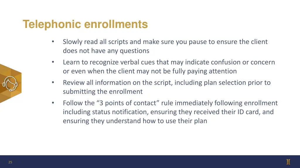 telephonic enrollments 1