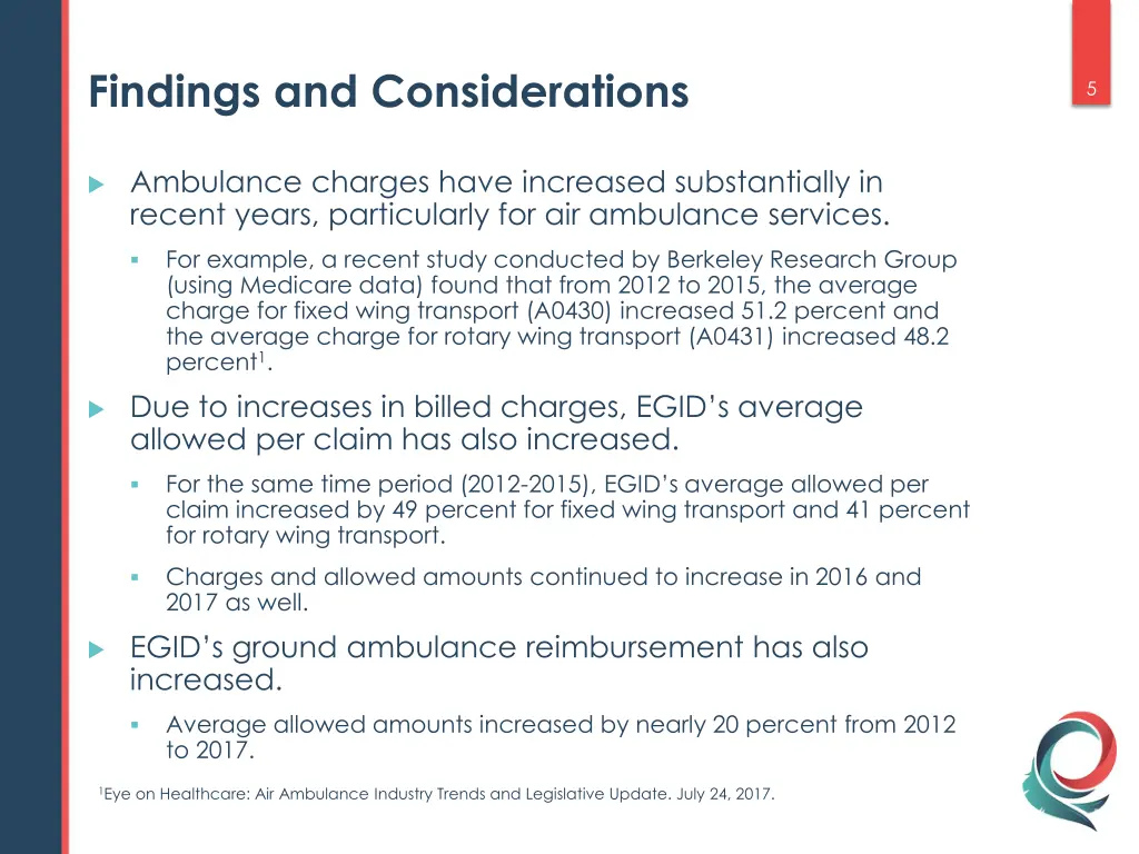findings and considerations
