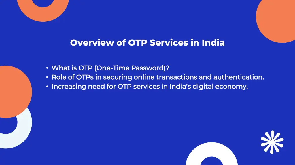 overview of otp services in india