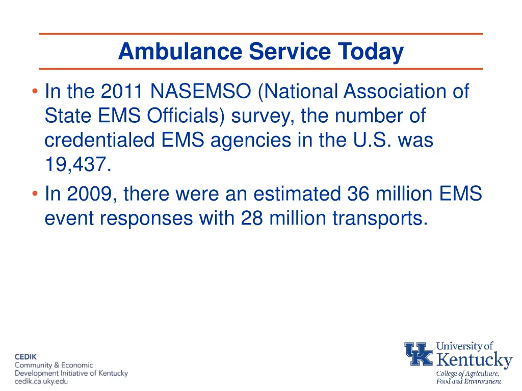 ambulance service today