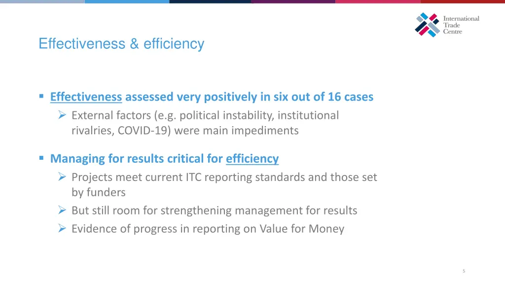 effectiveness efficiency