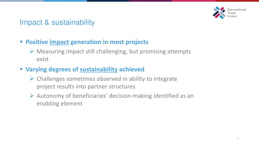 impact sustainability