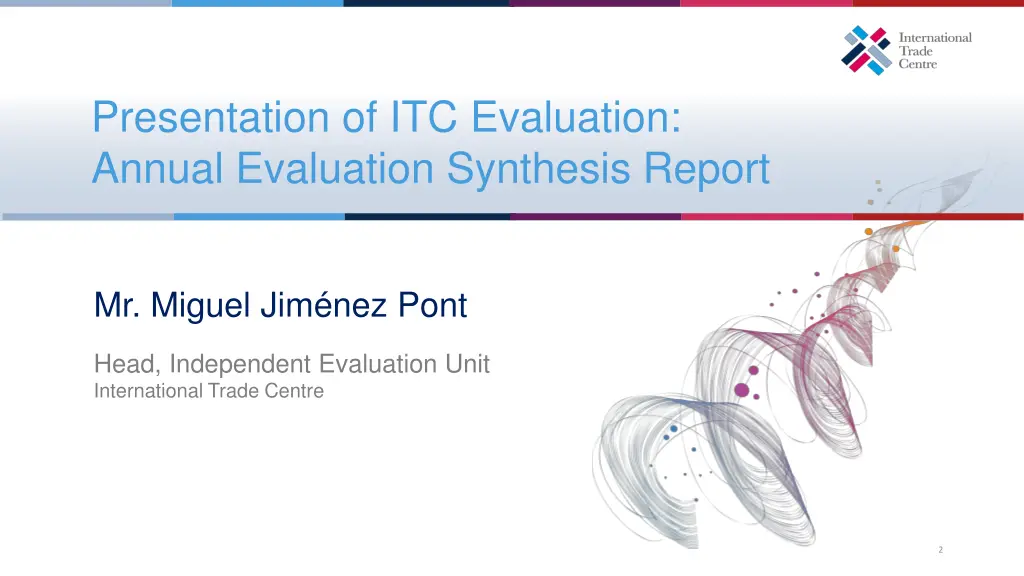 presentation of itc evaluation annual evaluation