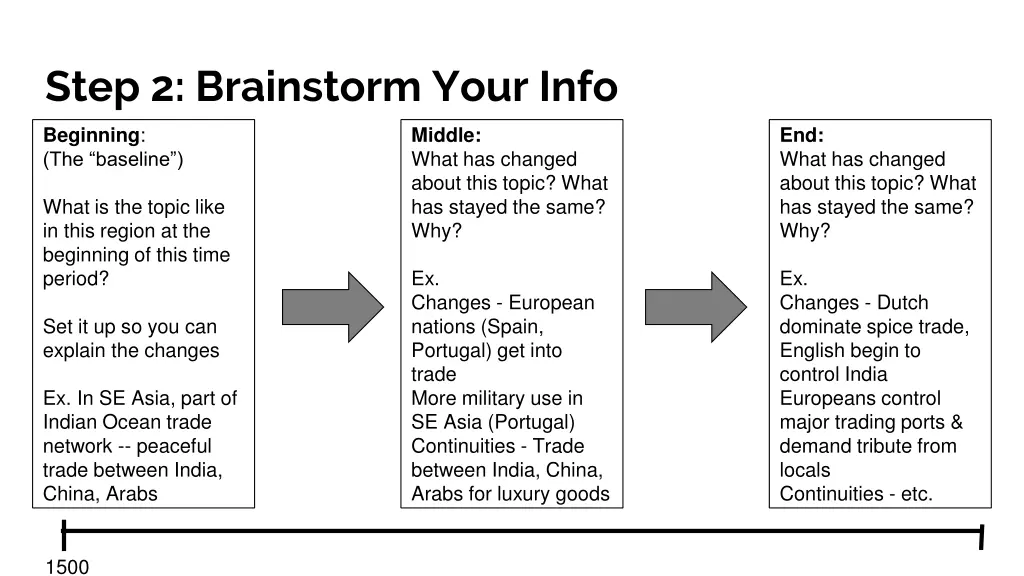 step 2 brainstorm your info 2