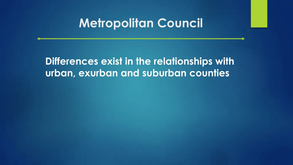 metropolitan council